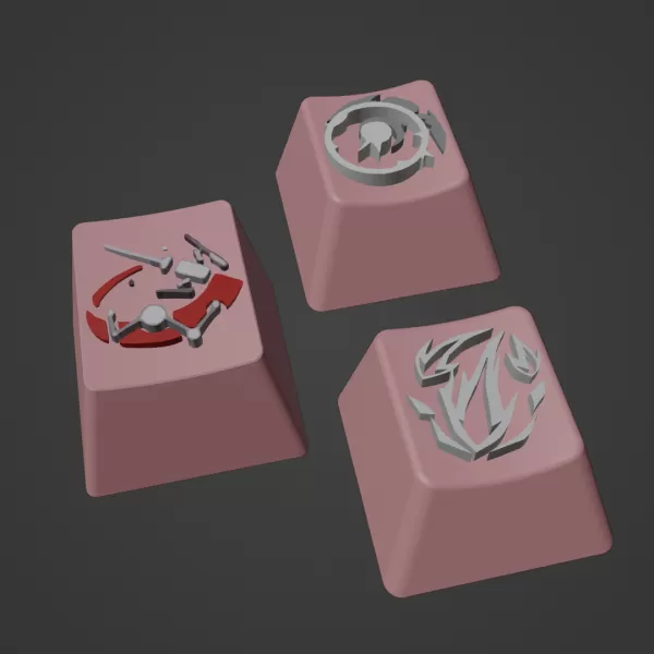 asta keycap 3d stampa modello treding tag stella rotaia honkai 3D print model - Mito3D