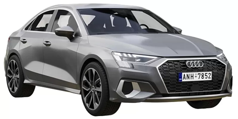 audi a3 limuzin 2021 3d baskı model üçleme etiketleri araç araba konfor 3d print model - Mito3D