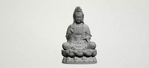 avalokitesvara bodhisattva 01 3d printing model - threeding sculpture statue religion god human house temple figurines print people asian miniatures characters worship 3d print model - Mito3D