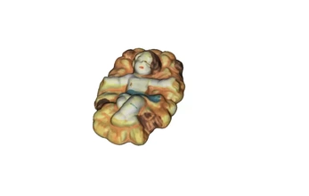bebé Jesús figurilla 3d impresión modelo trío Arte Cristo figuritas nacimiento 3d print model - Mito3D