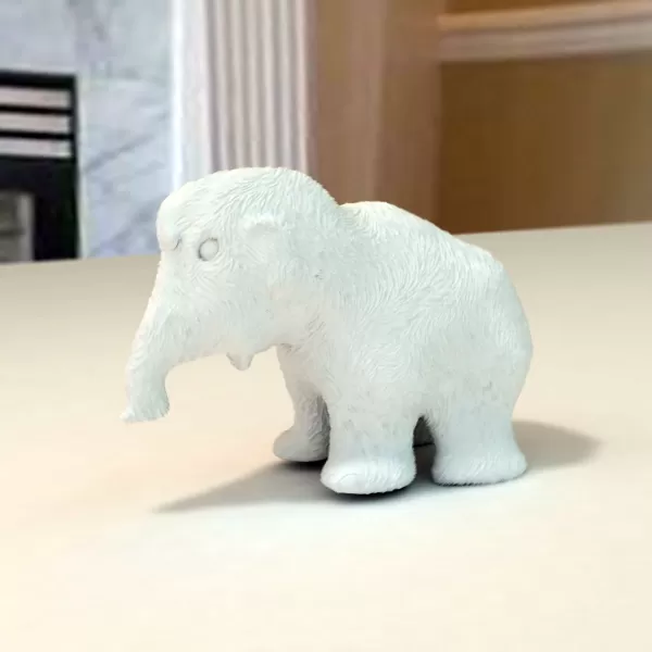 bebé mamut 3d impresión modelo trío animal elefante mamífero hielo años 3D print model - Mito3D