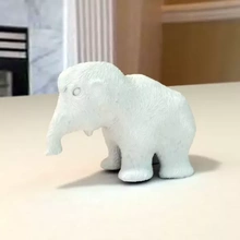 bébé mammouth 3d impression modèle trio animal l'éléphant mammifère glace âge 3d print model - Mito3D