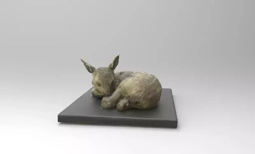 bébé chevreuil cerf 3d impression modèle trio nature animal 3d print model - Mito3D