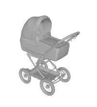 Baby Kinderwagen 3d Drucken Modell dreiding 3d print model - Mito3D