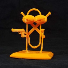 badass clippy art 3D modelo de impresión, la impresión en archivo, imprimibles 3D, diseño 3d, clippy,badass,pistola,espada,MS_word,de microsoft 3d print model - Mito3D