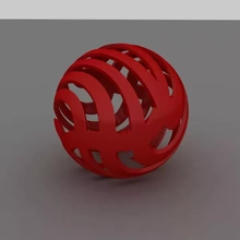 ball 3 3d printing model - threeding 3d print model - Mito3D