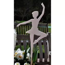 ballerina stick 3d printing model - threeding flower decoration 3d print model - Mito3D