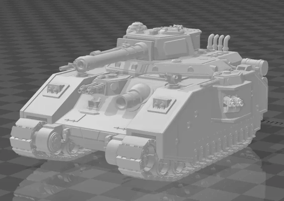 baneblade 3d baskı model üçleme etiketleri 40k hayran sanat 3d print model - Mito3D