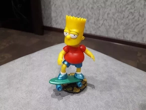 bart Simpsons 3d impressão modelo trio lisa homer 3d print model - Mito3D