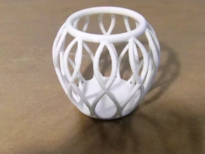 basket 3d printing model - threeding holder pen artistic 3d print model - Mito3D
