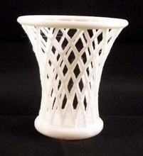 basket vase home office & garden 3D printing model, file, printable design, 3d print, vase, decorative, decor, 3d print model - Mito3D
