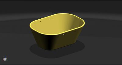 basket home office & garden 3D printing model, file, printable design, 3d print, 3d print model - Mito3D