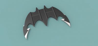 batarang 1989 brinquedos, jogos e hobby 3D modelo de impressão, a impressão arquivo design, 3d, batarang, batman, o brinquedo, arma, dc comics 3d print model - Mito3D