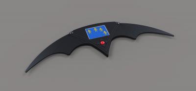 batarang film batman-il ritorno giochi dei giocattoli & hobby La stampa 3D, modello, file di 3D stampabile la progettazione, 3d, batman, batarang, arma, corpo a corpo, gadget, fumetti, dc, detective, replica, cosplay, bat, militare 3d print model - Mito3D