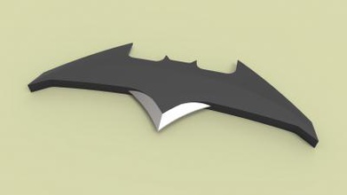 batarang-version 2 Spielzeug, Spiele & hobby 3D-Druck-Modell, 3D-Druck-Datei, 3D-druckbares Modell, 3D-Druck, design, 3d-drucken, batarang, batman, Fledermaus, Waffe, held, Militär, andere, dc, comics 3d print model - Mito3D