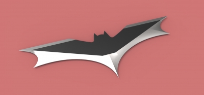 batarang version 3 Spielzeug, Spiele & hobby 3D-Druck-Modell, 3D-Druck-Datei, 3D-druckbares Modell, 3D-Druck, design, 3d-drucken, batarang, Waffe, batman, Militär, dc, comics 3D print model - Mito3D