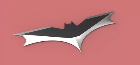 batarang version 3 3d printing model - threeding military weapon toy batman comics dc 3d print model - Mito3D