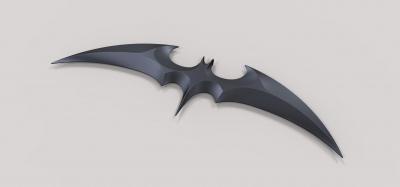 batarang la versión 5 juguetes juegos y pasatiempo 3D modelo de impresión, impresión en archivo, imprimibles 3D, diseño 3d, el murciélago, batman, batarang, arma, cuerpo a cuerpo, cosplay, cuchilla, juguete, militar, detective comics 3d print model - Mito3D