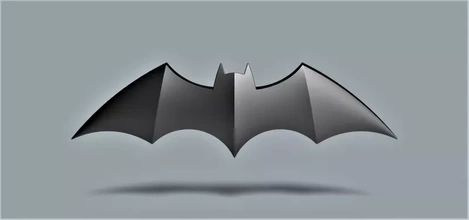 batarang versione 6 3d stampa modello treding arma giocattolo gioco Batman scifi pipistrello cosplay mischia 3d print model - Mito3D