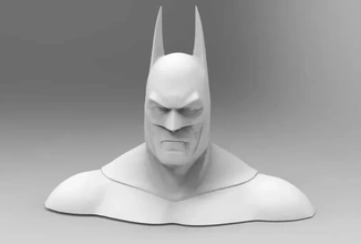 batman buste 3d impression modèle trio art super héros merveille 3d print model - Mito3D