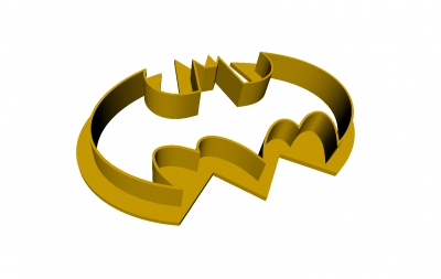 batman cookie-cutter home office & Garten 3D-Druck-Modell, 3D-Druck-Datei, 3D-druckbares Modell, 3D-Druck, Gestaltung, Druck 3d, batman, cookie-cutter, Küche, Speisesaal, zu Hause 3D print model - Mito3D