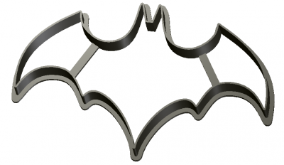 batman logo 2005 çerez kesici ev ofis ve bahçe 3D baskı modeli, dosya, yazdırılabilir model, tasarım, 3 boyutlu baskı, kesici, batman, 2005, bat 3D print model - Mito3D