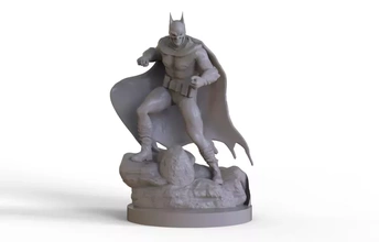 Batman scultura 3d stampa modello treding dc anime 3d print model - Mito3D