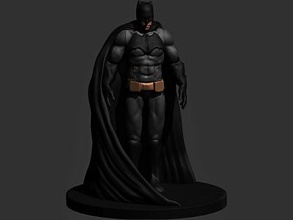 batman art La stampa 3D, modello, file di 3D stampabile la progettazione, 3d, batman,piazza degli eroi,superheroe,mazza da baseball,uomo,carattere 3d print model - Mito3D
