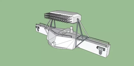 bataille navale réalisateur radar 3d impression modèle trio marine navire 3d print model - Mito3D