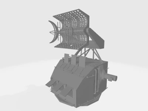 bataille navale mk 38 Feu contrôle réalisateur 3d impression modèle trio pistolet marine radar navire 3d print model - Mito3D
