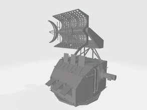 battleship mk 38 fogo diretor de controle brinquedos, jogos e hobby 3D modelo impressão, a impressão arquivo design, 3d, da marinha,da marinhanavio,navio guerra,arma,de radar 3d print model - Mito3D