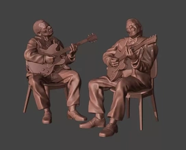 bb king - 3d printing model threeding action figure 3d print model - Mito3D