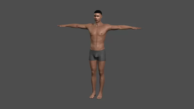 beautiful man -3d character 3d printing model - threeding woman body skeleton male engine people animated person pose guy young walk unity pbr rigged unreal 3D print model - Mito3D