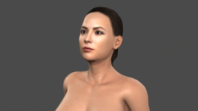 beautiful woman -3d character art 3D printing model, file, printable design, 3d print, pbr, character, skeleton, rigged, unreal, engine, t, walk, animated, unity, man, guy, woman, person, young, body, people, pose, male 3D print model - Mito3D