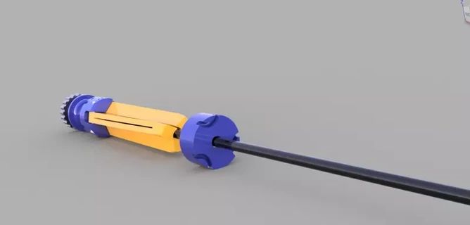 befiederungsvorrichtung fletching device 3d printing model bow arrow shoot bowandarrow 3d print model - Mito3D