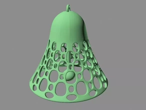 campana voronoi 3d impresión modelo trío 3d print model - Mito3D