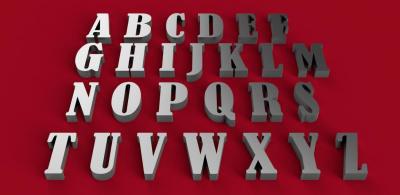 bernard font uppercase 3d letters stl file toys games & hobby 3D printing model, file, printable design, print, 3dletter, 3dletters, type, decoration, words, other, gadgets, agency, fonts, language, sign, symbol, letter, stlfile, 3dmodel, 3dprint, alphabet, letters, font, text 3d print model - Mito3D