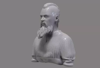 bjorn fracasso 3d impressão modelo trio escultura viking céltico Ragnar vikings ironside 3d print model - Mito3D