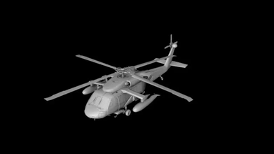 black hawk uh-60 3d printing model - threeding 3d print model - Mito3D