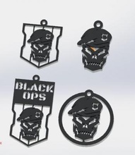 black ops 4 chaveiros brinquedos, jogos e hobby 3D modelo de impressão, a impressão arquivo design, 3d, Black Ops 3d print model - Mito3D