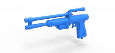 blaster pistolet boba fett échelle 1 6 mandalorien tv séries jouets Jeux loisir 3D impression modèle fichier imprimable conception 3d print model - Mito3D