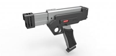 blaster pistol movie lost space 1998 toys games & hobby 3D printing model, file, printable design, 3d print, Blaster, pistol, blasterpistol, Lostinspace, gun, stungun, firearm, sidearm, scifi, replica, cosplay, toy, printable, 3d print model - Mito3D