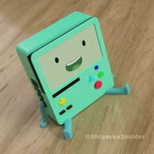 bmo stand nintendo switch 3d printing model - threeding game anime base videogame 3dprint dock 3dprinted adventure time gamming nintendoswitch gamers 3d print model - Mito3D