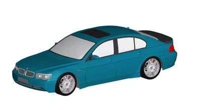BMW 7 3d impression modèle trio 3d print model - Mito3D