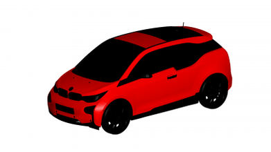 bmw i3 coupe motors & transport 3D printing model, file, printable design, 3d print, BMW 3d print model - Mito3D