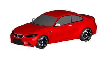 BMW m2 cupê 2016 3d impressão modelo trio 3d print model - Mito3D
