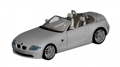 BMW z4 moteurs transport 3D impression modèle fichier imprimable conception 3d Z4 3d print model - Mito3D