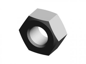 bn 10529 - iso 4032 din 934 hex nuts type 1 tools & machines 3d print model - Mito3D