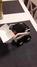 bob cat toy wireless transmitter 8 channels 4 joints 3d printing model - threeding gear project 4x4 challenge fork lift loader car excavator bobby bulldozer industry rc control radio assembly mechanical functionality dc motors powered 3d print model - Mito3D