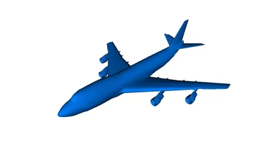 boeing 747 3d Drucken Modell dreiding 3d print model - Mito3D